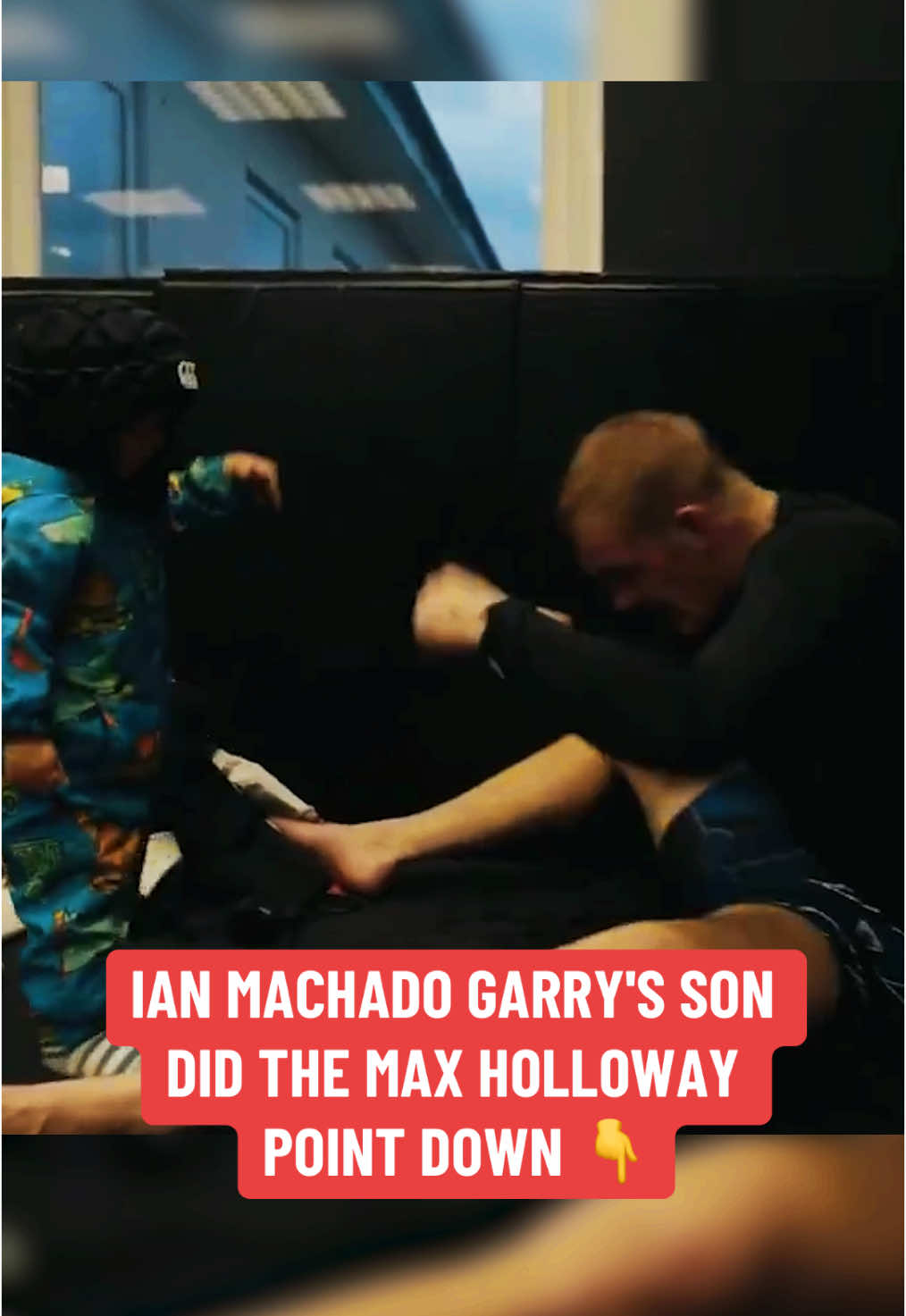 They were swinging 😂 #UFC310 (via iangarry/YT) #UFC #MMA #training #family #wholesome #funny 