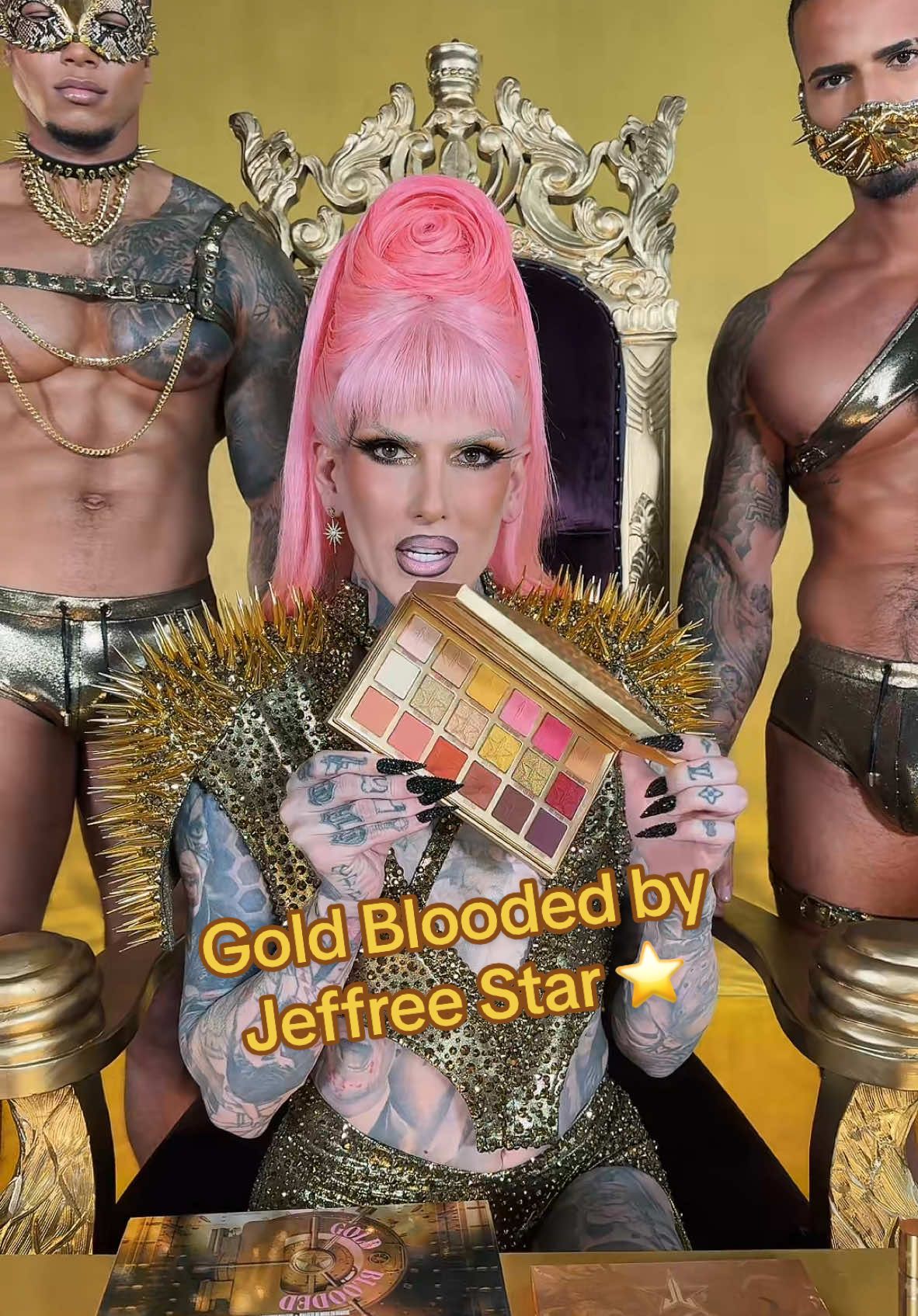 The Gold Blooded Collection is available NOW right here on the #TikTokShop 🏆 SHOP LIVE ALL Black Friday!!! ⭐️ #jeffreestar #livestream #jeffreestarcosmetics #goldblooded #goldmakeup #liquidlipstick 