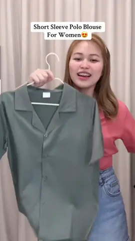 SHORT SLEEVE POLO BLOUSE😍 #polo #poloblouse #blouseforwomen #fulllength #topsforwomen #tops #forwomen #men #unisex #maganda #ganda #trends #trending #toptrending #tiktok #tiktokviral #TikTokFashion #onsale #sale #fashion #tiktokfashion #fashiontiktok #style #OOTD #outfit #styletips #recommendations #fyp #fypシ #fypage #foryou #foryoupage #fy #support #support_me 