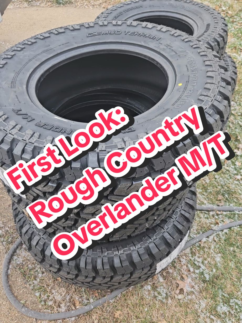 Here's my first look at these Rough Country Overlaner M/T tires. I wouldn't hesitate to but the Ironman Tires again but wanted to test out another affordable tire.  #rc #overlander #roughcountry #overland #tires #mount #balance #overview #compassion #offroad #4runner #jeep #tacoma #tundra #bronco #jakesohvadventures 