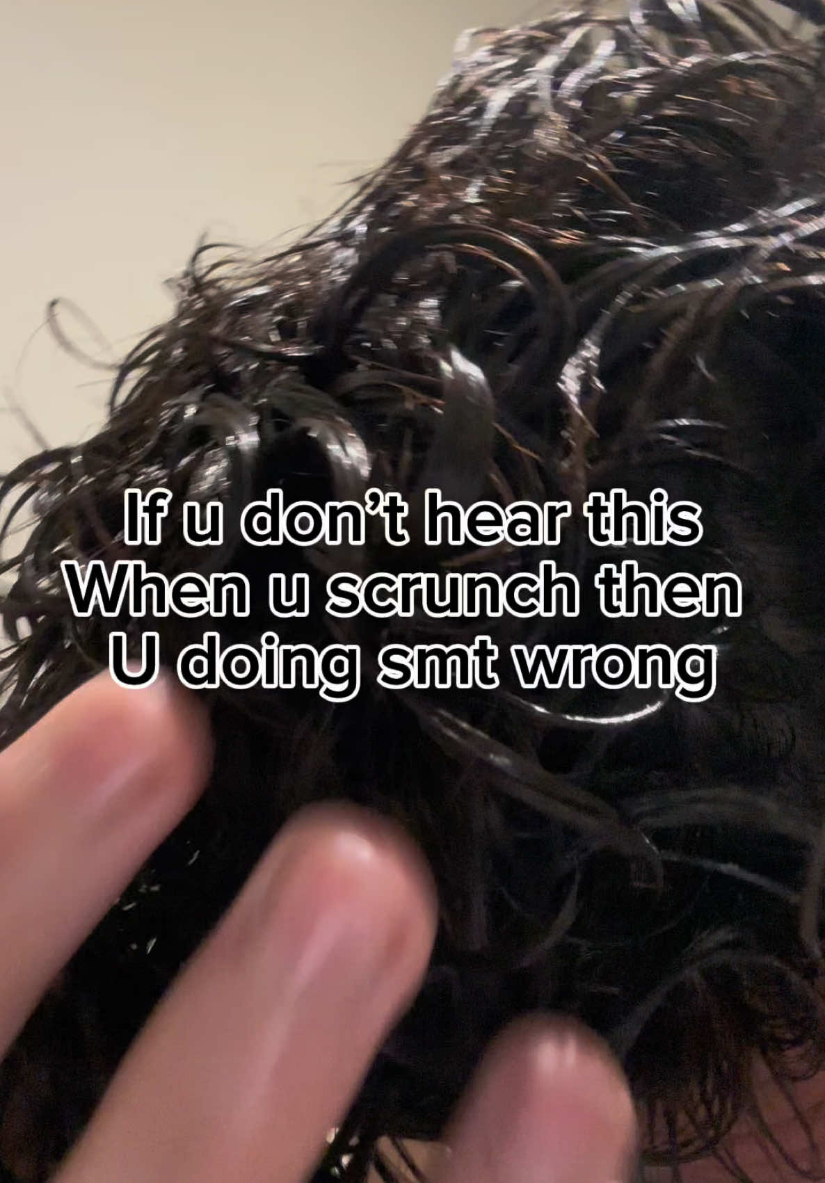 U doin it right? #viral #fyp #relatable #trend #curlyhair #curlyhead 