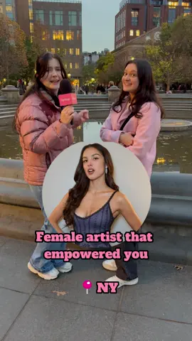 Female artists that you feel really empowered, seen, or heard by. #lipleap #streetinterview #fyp #Love #girlpower #underwear #oliviarodrigo