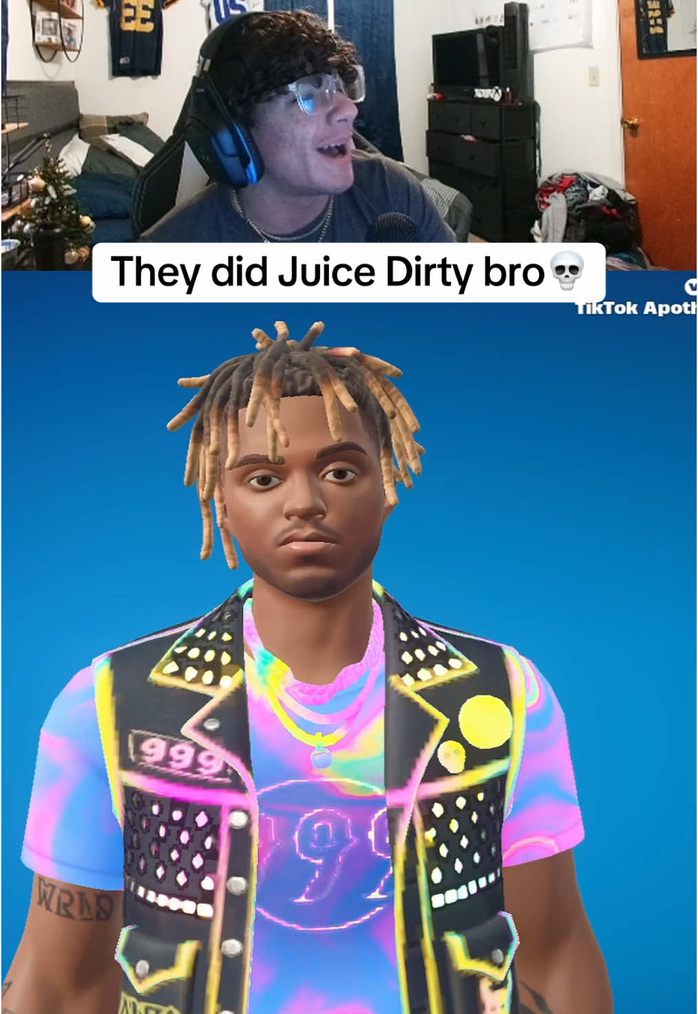 They did Juice Wrld so dirty bro😭 #fortnite #fyp #viral 