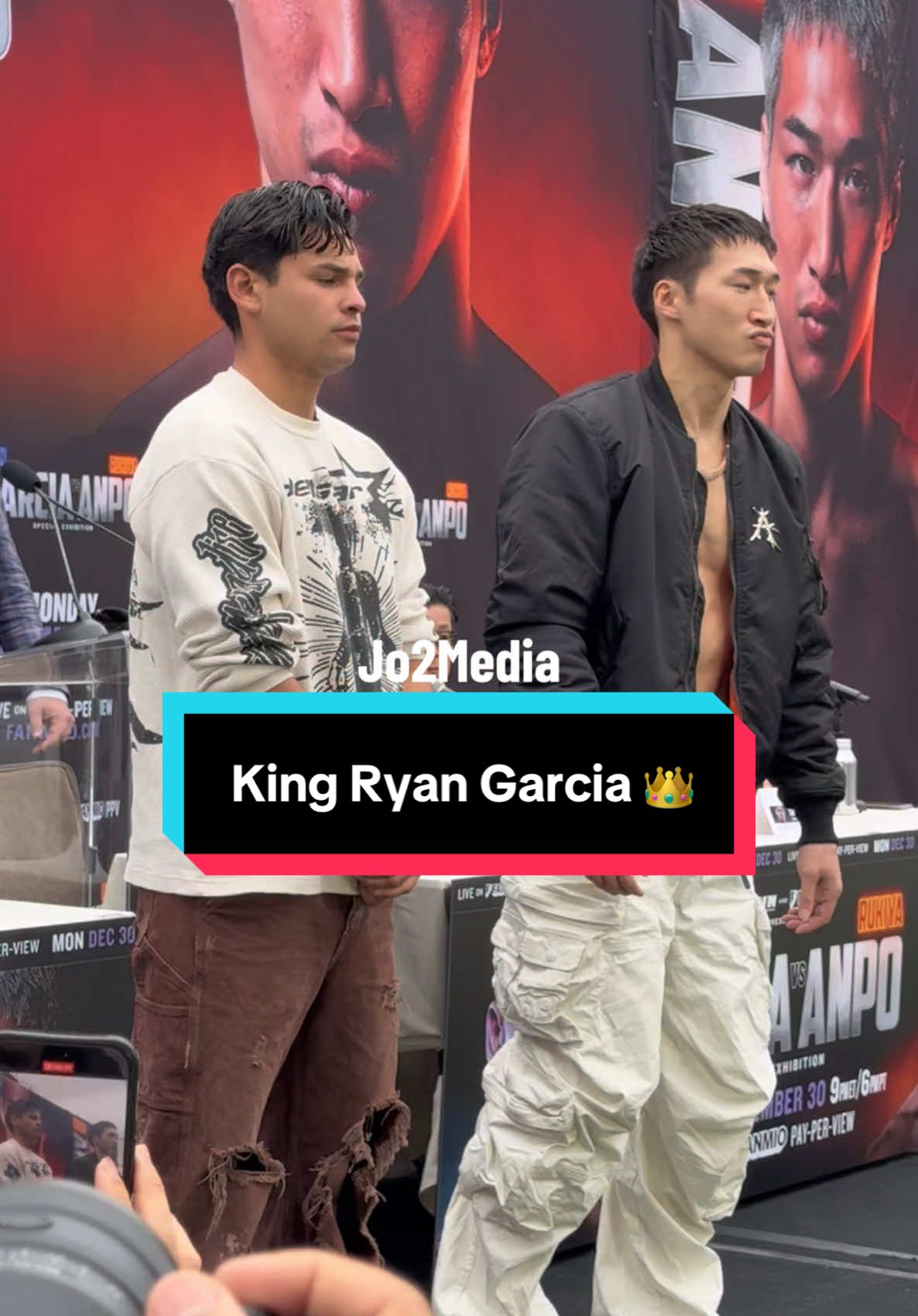 King @Ryan Garcia 👑 entrance at the press conference in Beverly Hills for his upcoming fight December 30th in Japan #RyanGarcia #KingRyan #Boxing #Boxeo #BoxingNews #Hollywood #BeverlyHills #fypシ 