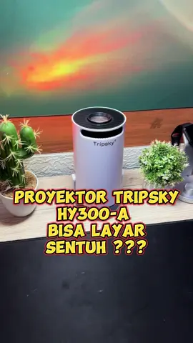 Smartproyektor Hy300a dari tripsky 4K bisa di kontrol dengan pairing ke handphone android. #proyektorhy300 #hy300a #proyektormini #smartproyektor #tripsky #proyektor #proyektorandroid #4k #megaguncang1212 #promoguncang1212 
