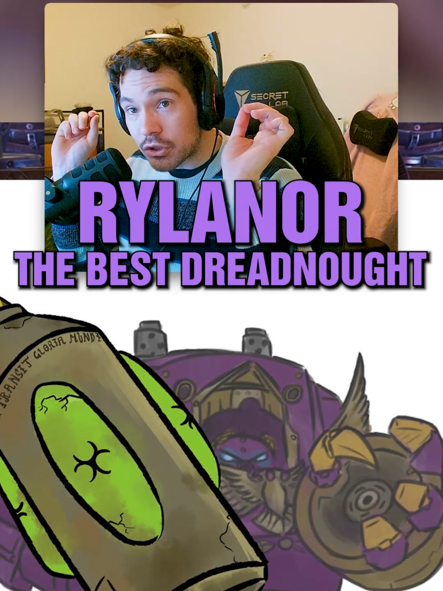 RYLANOR THE MOST GOATED DREADNOUGHT!! #warhammer40k #fyp #rylanor #dreadnought #storytime #warhammer40klore #braidnation