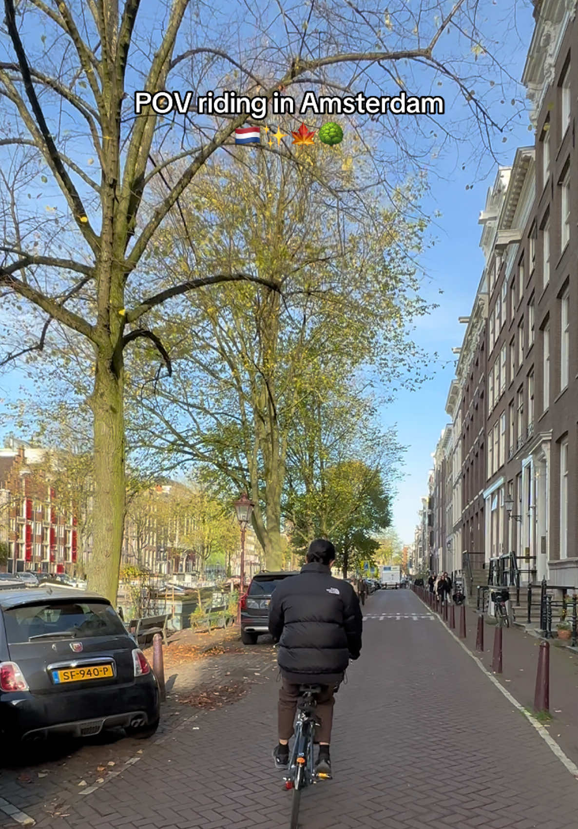What it feels like to ride a bike in Amsterdam (when it’s not busy)🚲 #amsterdamtravel #amsterdambike #amsterdamaesthetic #amsterdamcity 