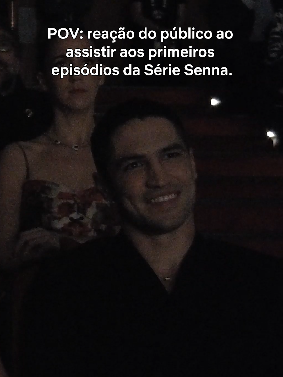 CINEMA! É assim que as pessoas ficam depois de apenas 2 episódios da minha nova minissérie SENNA.🥹🥹🥹 #sennanetflix #senna #ayrtonsenna #tiktokmefezassistir #Netflix #netflixbrasil