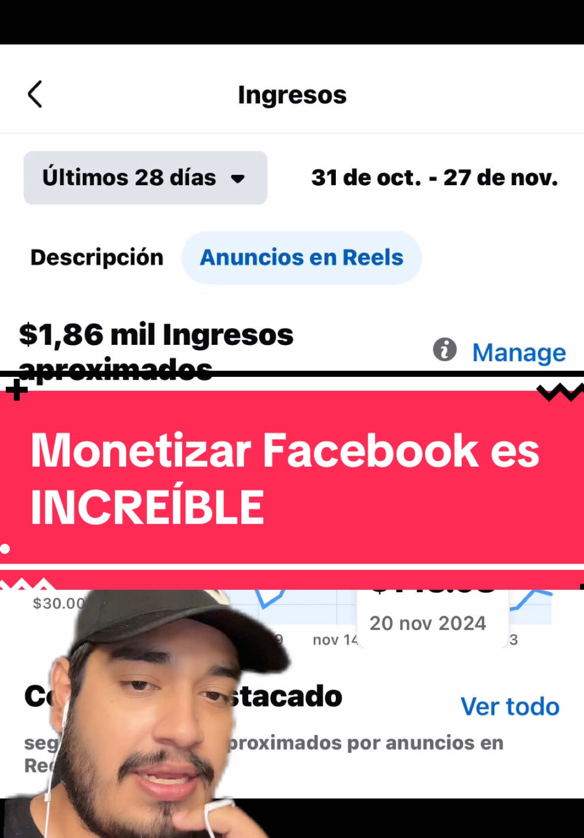 Monetizar Facebook es increíble y puedes generar buenos ingresos, ¿Que estas esperando para empezar tu también? #facebook #monetizar #monetizacion #consejos #ingresosextrasdesdecasa #dineroextra #ganardineroporinternet 