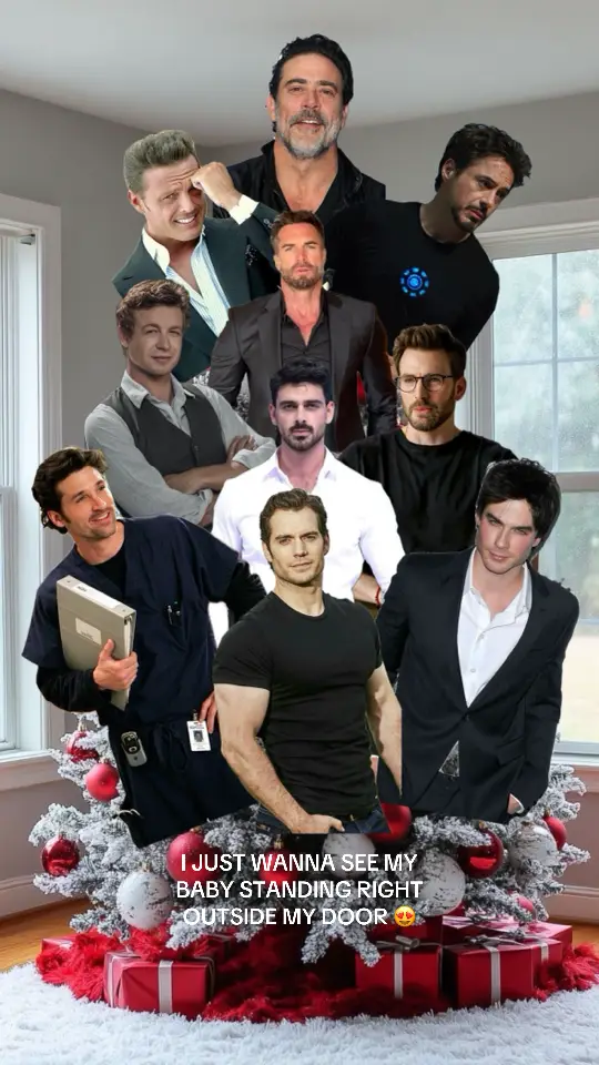 #ijustwannaseemybaby #christmasgift #zbyzca #fyp #jeffreydeanmorgan #henrycavill #patrickdempsey #iansomerholder #luismiguel #simonbaker #chrisevans #robertdowneyjr 