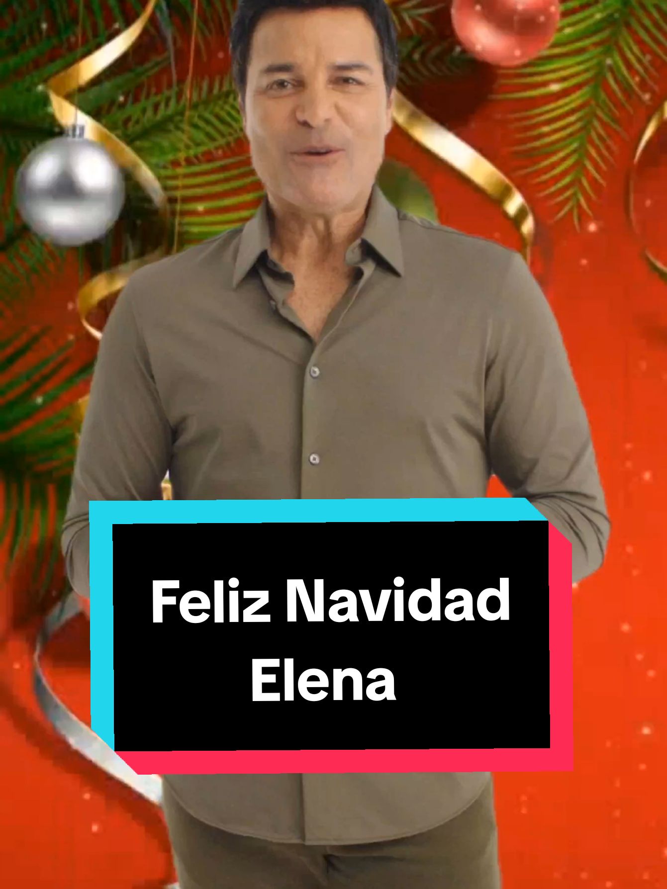 Feliz Navida Elena #feliznavidad #saludochayanne #fyp #viral #tendencia #añonuevo #chayanne 