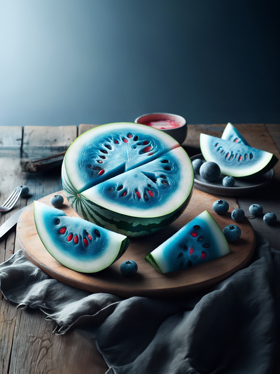 Blue watermelon