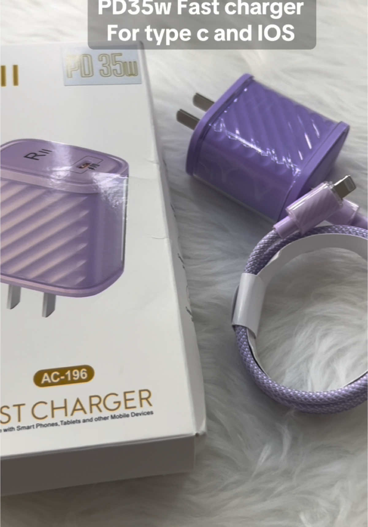 Rii fast charger for ios and type c devices #riifastcharger #fastcharging #fastcharger #riipd35w #pd35wfastcharger 