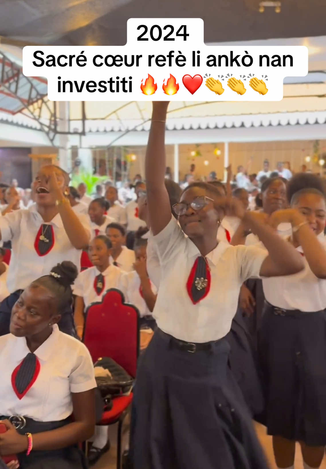 Investiture Sacré Cœur 2024 ❤️❤️🇭🇹🇭🇹🔥🔥🔥💯💯💯 #sacrecoeur #investiture #iscch #okap #okaplakayanm😍 #sacrecoeur #investiti #lekol #school @Hit Magazine Haïti @Greg promo  @Haitian Stars @jhanedouze @L'Union Suite @Faces Of Haiti 