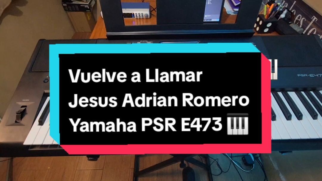 Vuelve a Llamar @Jesús Adrián Romero en mi Yamaha PSR E473 🎹🔥 #bmusic7 #fyp #parati #jesusadrianromero #bryanmuñoz #musicacristiana #musica #musician #musicians #musicos #piano #pianocover #worship #pianomusic #yamaha #jovenescristianos #iglesia #church 