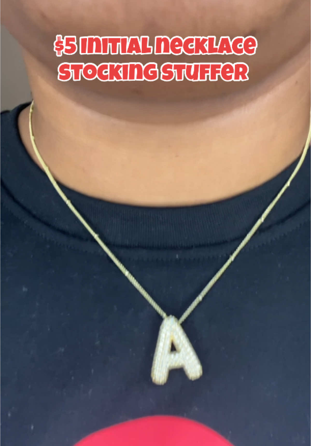 Runnnn! This initial necklace is going to make a great stocking stuffer! #initialnecklace #initialnecklacependant #initialpendantnecklace #stockingstuffer #tiktokshopcybermonday #tiktokshopblackfriday #newyearnewaura #giftguide 