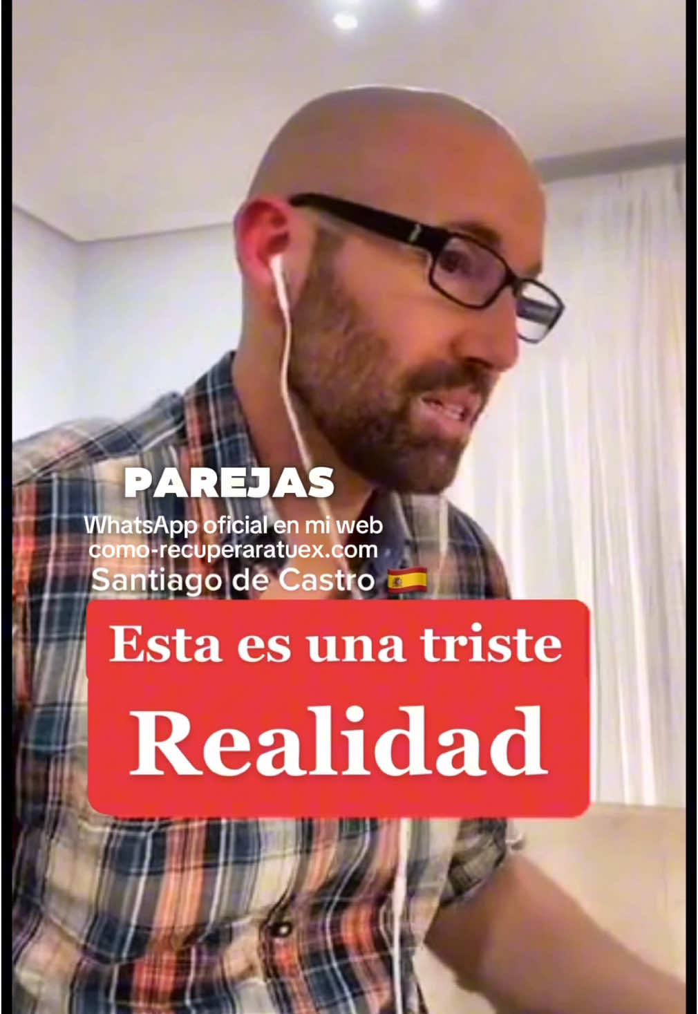 Suscríbete en mi comunidad y entra en mis LIVE en directo. Gracias por compartir el vídeo. Si necesitas mi ayuda, revisa mi página web para ver toda la información. http://www.como-recuperaratuex.com/ Podrás acceder de forma gratuita a mi vídeo-curso y libro-guía de iniciación titulado cómo recuperar a tu ex pareja, las 5 reglas de oro. También podrás ver la información de mis asesoramientos personalizados directamente conmigo. ⛔️ Atención yo solo tengo 1 cuenta oficial. #comorecuperaratuex #contactocero #desamor #rupturaamorosa #expareja #tuex #separacion #amor #volvercontuex #rechazo #santiagodecastro #ex #exnovia #reflexión #inspiración