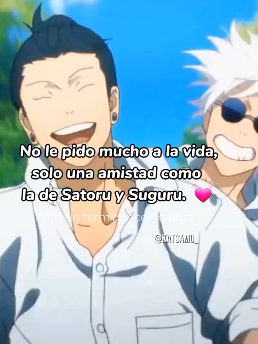 Es que su amistad vale oro... 😭 #jujutsukaisen #getosuguru #jjk  #gojousatoru #gojo #geto  #jjkseason2 #gojousatoru #fyp  #jjkanime #jjkmanga 