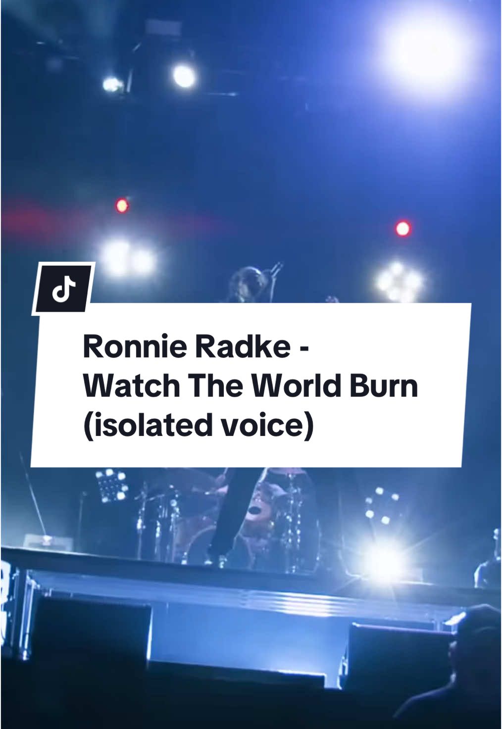 Watch The World Burn (isolated voice) | @Falling In Reverse #metal #metalmusic #metalcore #foryou #fy #ronnieradke #fallinginreverse 