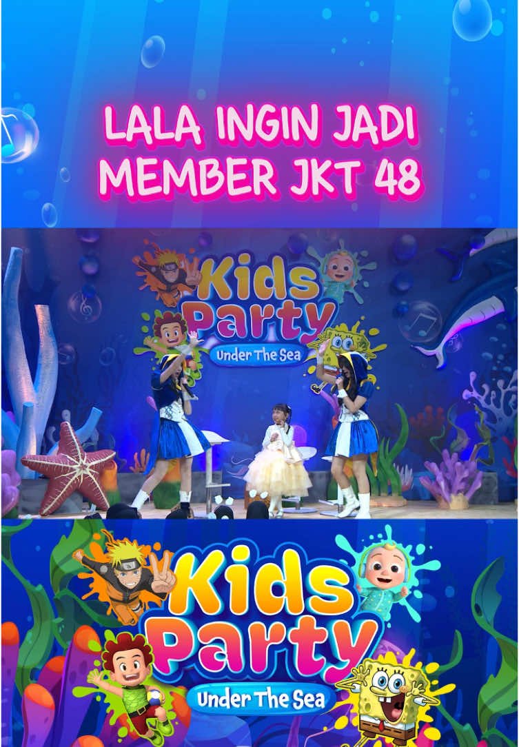 Gemeshnya Lala mau jadi member JKT48!! Hihi #jkt48 #shabiraalula #lala #kidspartyundertheseagtv #gtv 