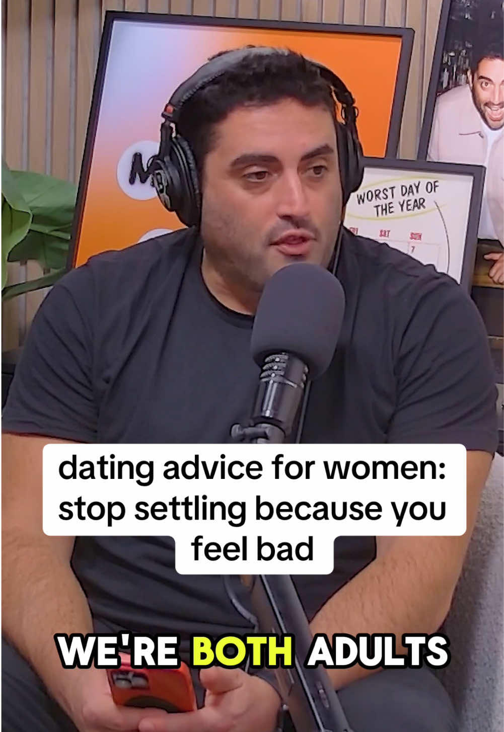 Ladies, hear us when we say this: it’s not your job to make a man feel better about a breakup! @Jared Freid & @Jordana Abraham analyze breakups in the latest U Up? Podcast. Listen at link in bio or watch on YouTube 🎧 #dating #datingadviceforwomen #singlelife #breakups #hardtruth #uuppodcast #podcast 