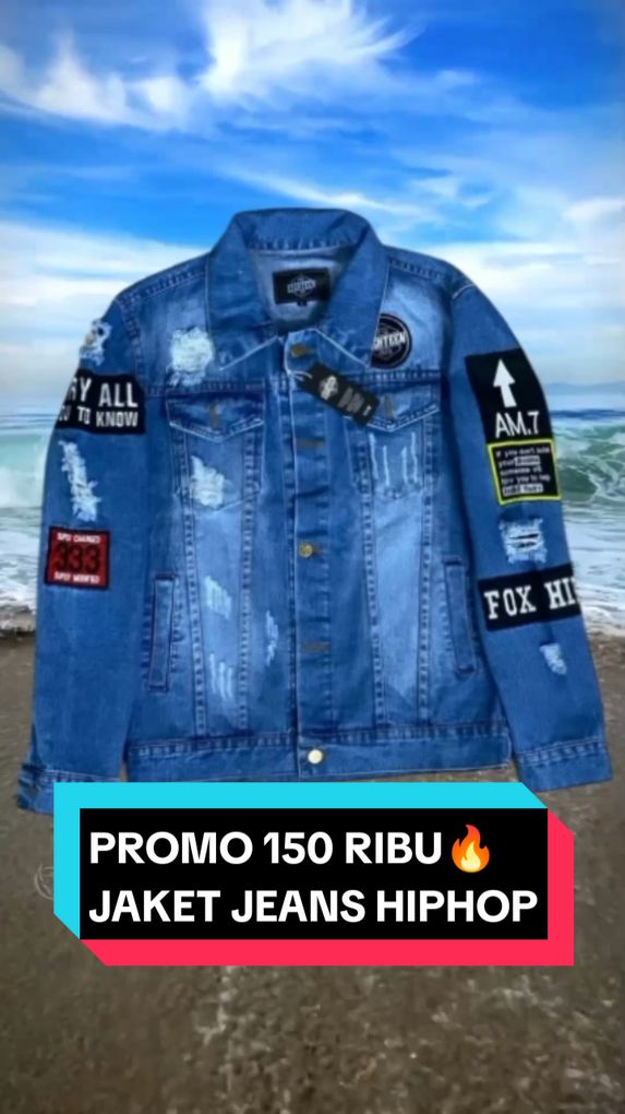 PROMO JAKET JEANS PRIA WANITA HIPHOP BLIT FULL BORDIR 🔥 #jaket #jaketjeans #jaketjeanswanita #jaketjeanspria #jaketjeansoversize #jaketdenim #jaketdistro #promo #promoguncang #promoguncang1212 #guncang #guncanggajian 