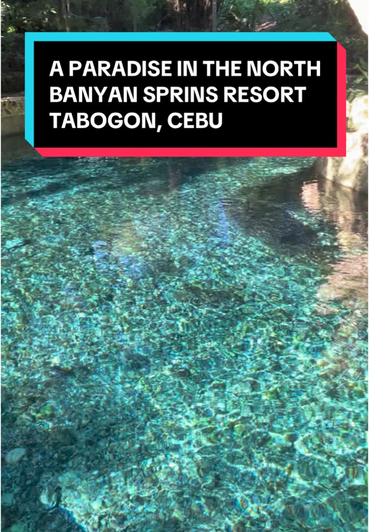 Worth it ang long travel basta kani imung maabtan 😍  #fyp #foryoupage #foryoupageofficiall #cebu #tabogon #banyanspringsresort #bisaya #cold #spring #gem #moana #moana2 #crystal #clear #travel 