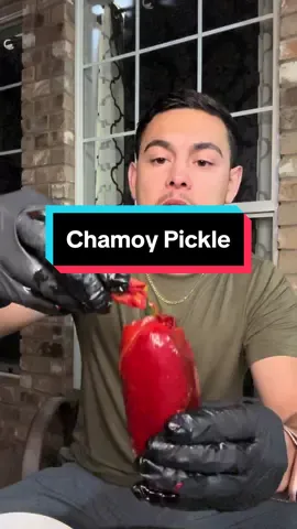 Chamoy Pickle Taste Test!🤤 ##tastetester##foodreview##mukbang##tastetest##foodchallenge##mre##miltarytiktok##pickle##chamoypickle