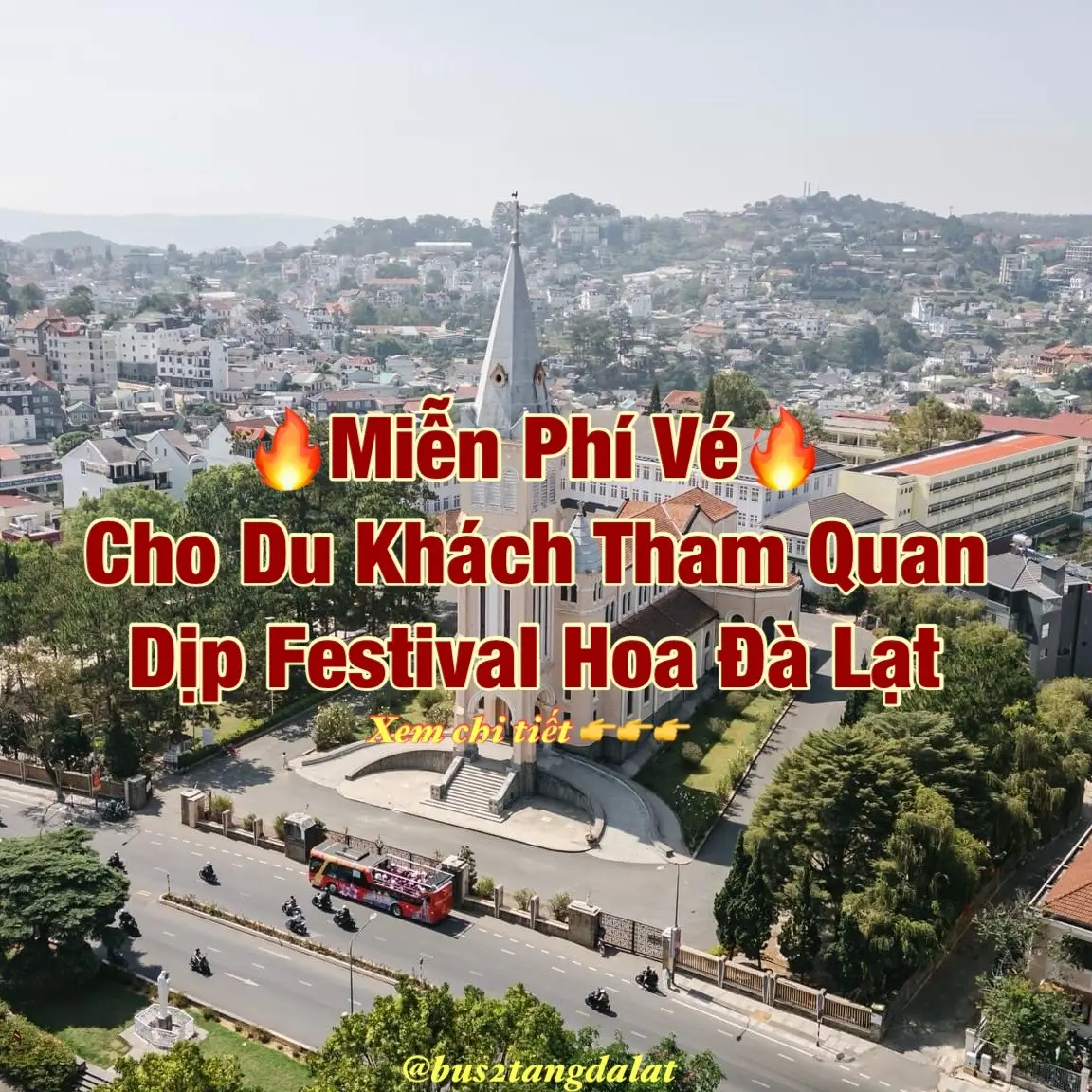 Chào mừng Festival Hoa 2024 với 22 điểm miễn phí và tặng vé cho khách tham quan. Trải nghiệm cùng Bus nào 🎉🎉🎉 #dalat #bus2tangdalat #citysightseeingvietnam #mienphi #dulichdalat #weshowyoudalat 