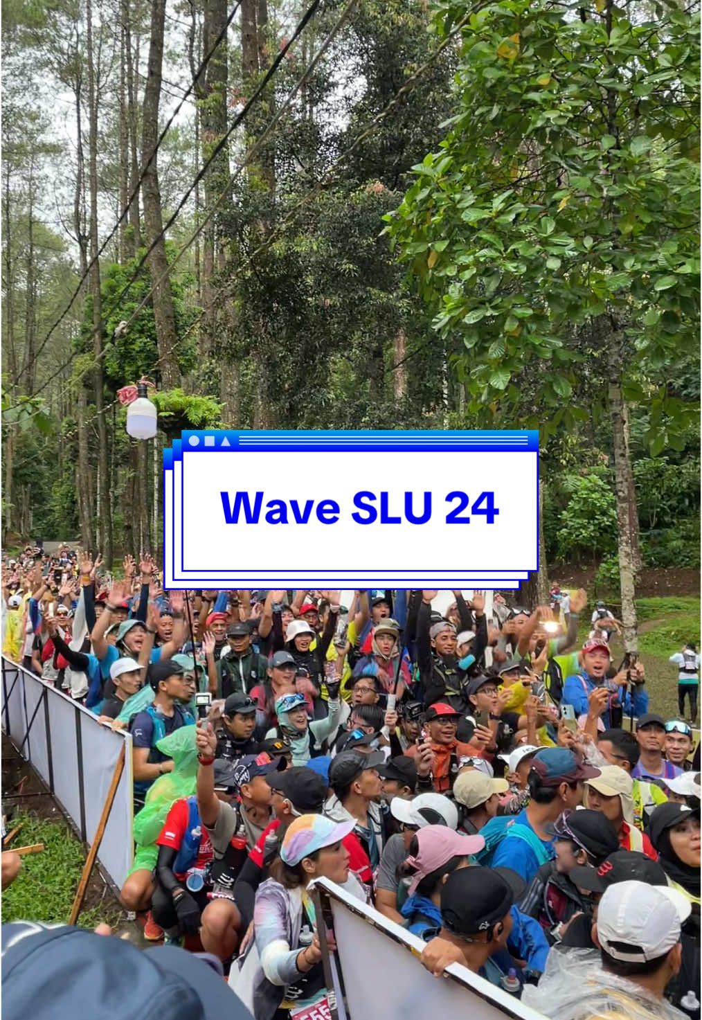 Wave Flag off 50k #trailrun #siksorogo #slu2024  #lawu 