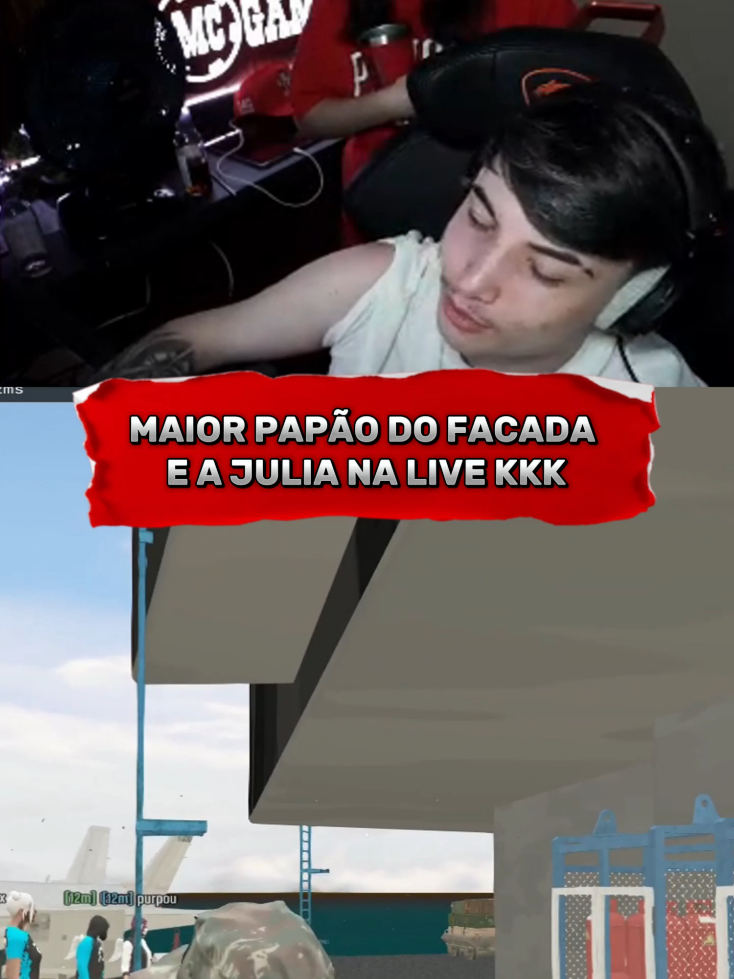 Maior papão do Facada e a Julia na live kkk @facadarp #facada #facadarp #facadarp_ #grota #grotarp #grotacpx #complexo #complexorp #complexogg #cpx #cpxrp #clipsdofacada #cortesdofacada #cortesdofacadalive #locking #lockfps #viral