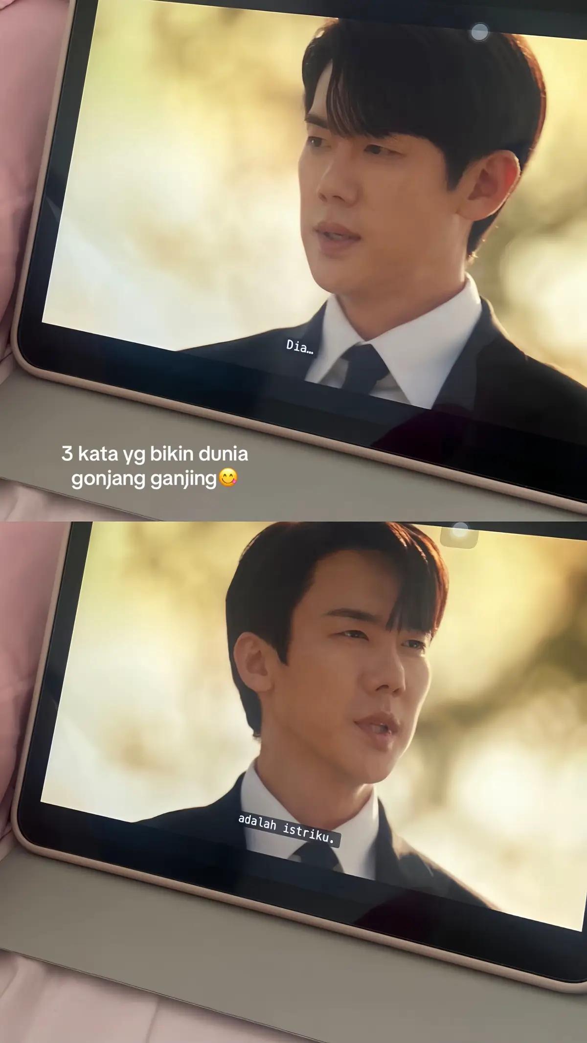 apapun akan kulakukan demi melindungi istri tercinta 🥹❤️‍🩹 #baeksaeon #yooyeonseok #whenthephonerings 