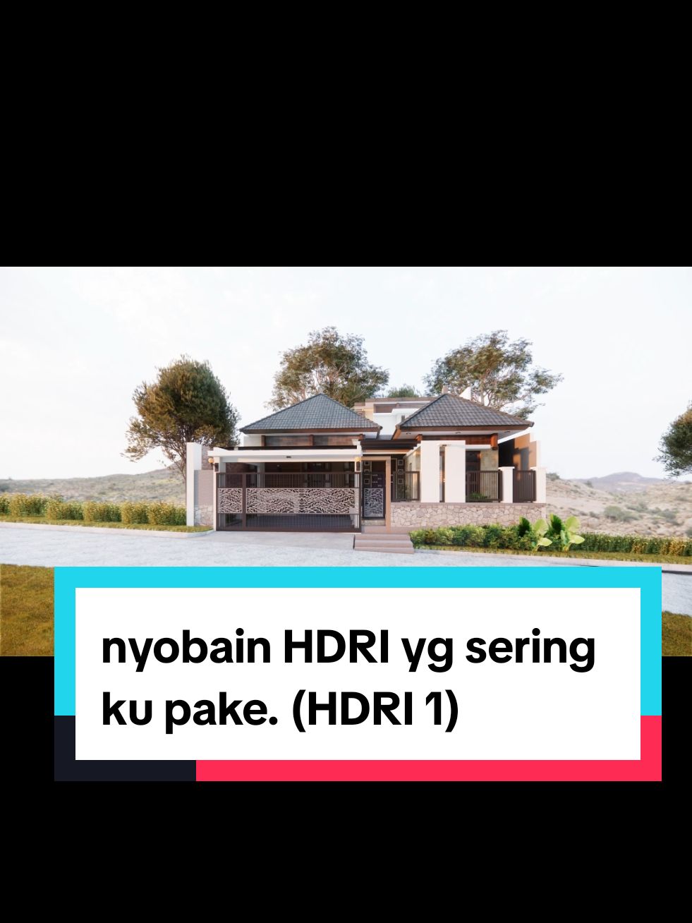 Nyobain hdri yg sering ku pake. Ada 10 HDRI yg sering tak pake. di video ini HDRI ke 1 yagesyaa. karena beda hdri beda rasa, walaupun filenya sama. #fyp #enscaperender #enscape #tutorialrender #hdri #sketchup #tutorialsketchup ketchup 