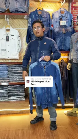 Membalas @DETEKTIF 62+ Jaket Jeans Bomber Jalit Bahan tebal harga terjangkau , Buruan Order Sekarang Juga #jaket #jaketjeans #jaketjeanspria #jaketjeanscowok #jaketdenim #aqxaapparel #wibgajian #promoguncang1212 