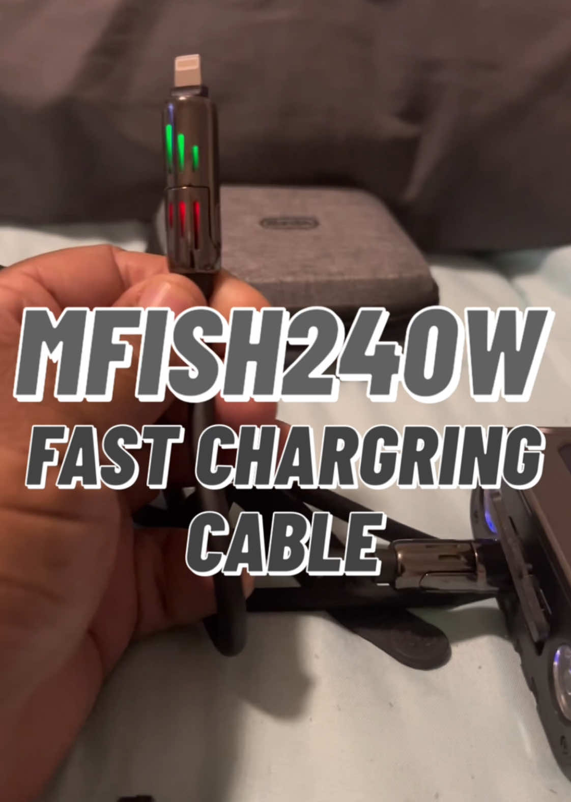 MFISH240W FAST CHARGING cable #creatorsearchinsights #tiktokmademebuylt #tiktokshopdealsforyoudays #spotlightfinds #flashsale #mfish #charging  #creatorsearchinsights  @ChristopherT  @ChristopherT  @ChristopherT 