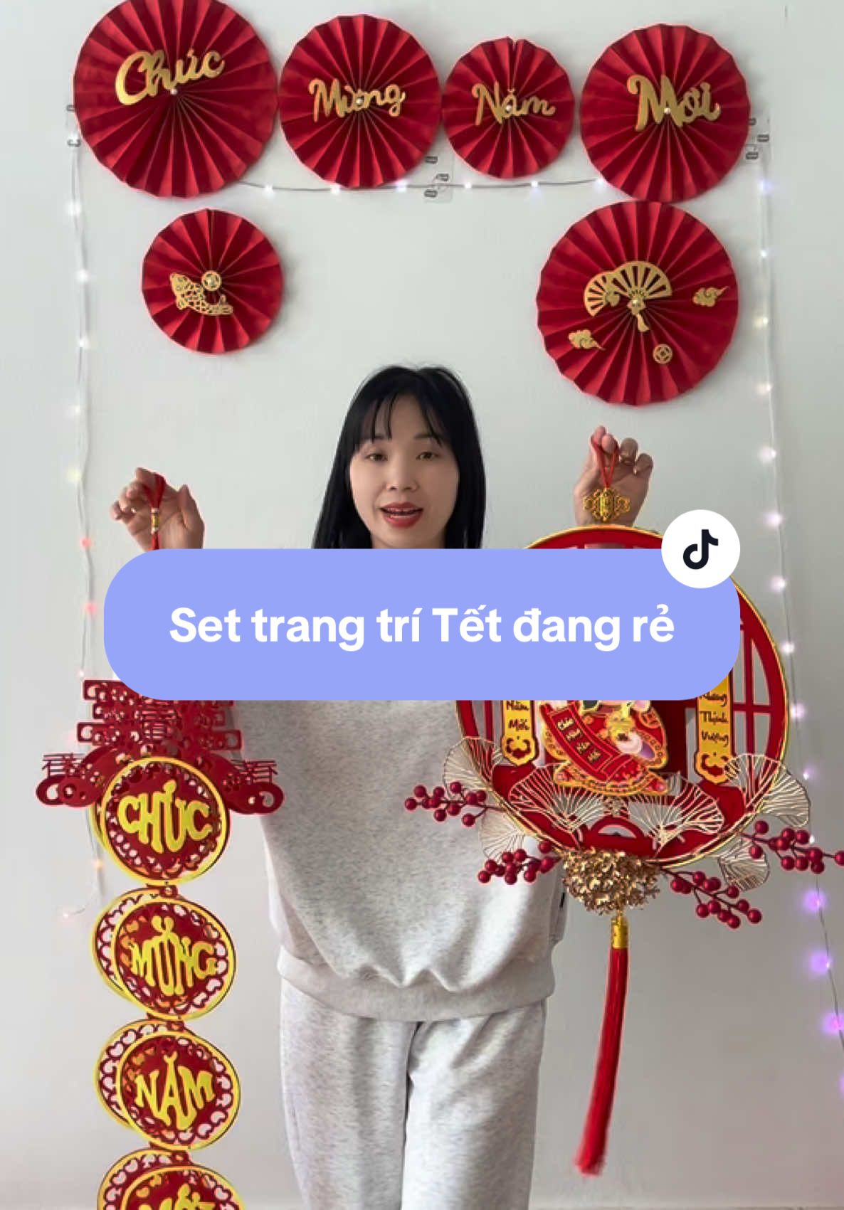 Set trang trí Tết đang rẻ có cả sét và tách lẻ #diepcoine #tết #settrangtritet 