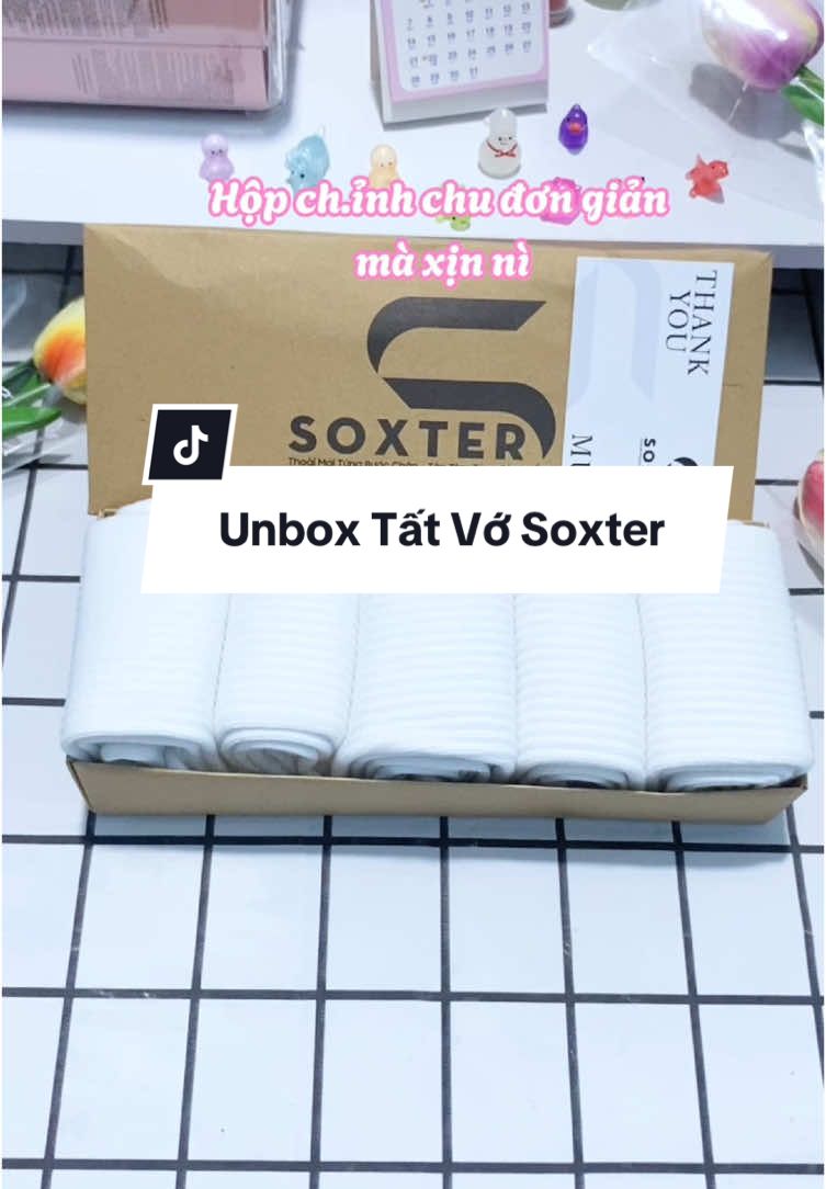 Tất Vớ Nam Nữ Không Logo Soxter #unboxtat #tatcocaonamnu #tatcocao #tatcocaonu #tatsoxter #soxter #viral #tuelinh🎀 #xuhuong #tatcotton #unboxing #tatvo 