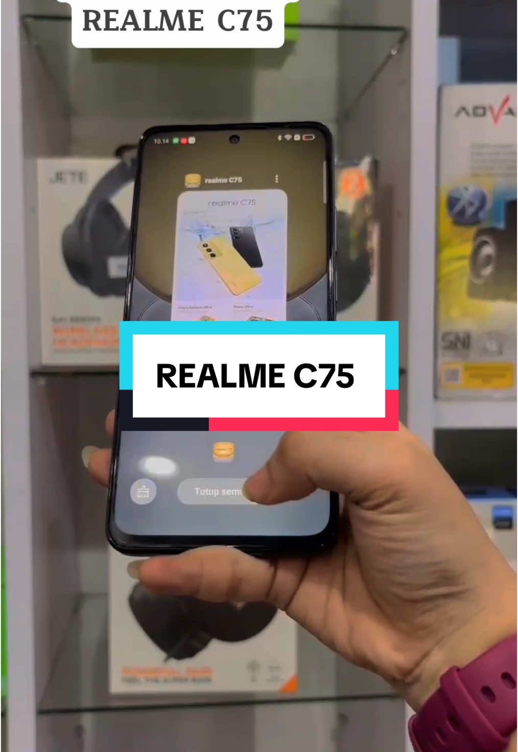 Ada yg baru Realme C75 Hape Dengan Tiga Sertifikasi ketahanan IP66+IP68+IP69 Pertama Diharga 2 Jutaan #CapCut #realmec75 #c75new#blitar24jam #realmeblitarr #realmeindonesia 