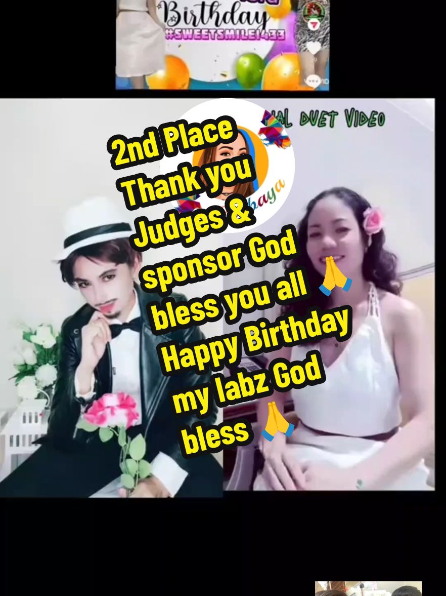 #duet with @💛HotmomMalou💛  2nd Pace  Thank you judges and sponsors God bless you all 🙏  @sweetsmile1433  Happy Birthday to my beautiful labz  inside and out! 