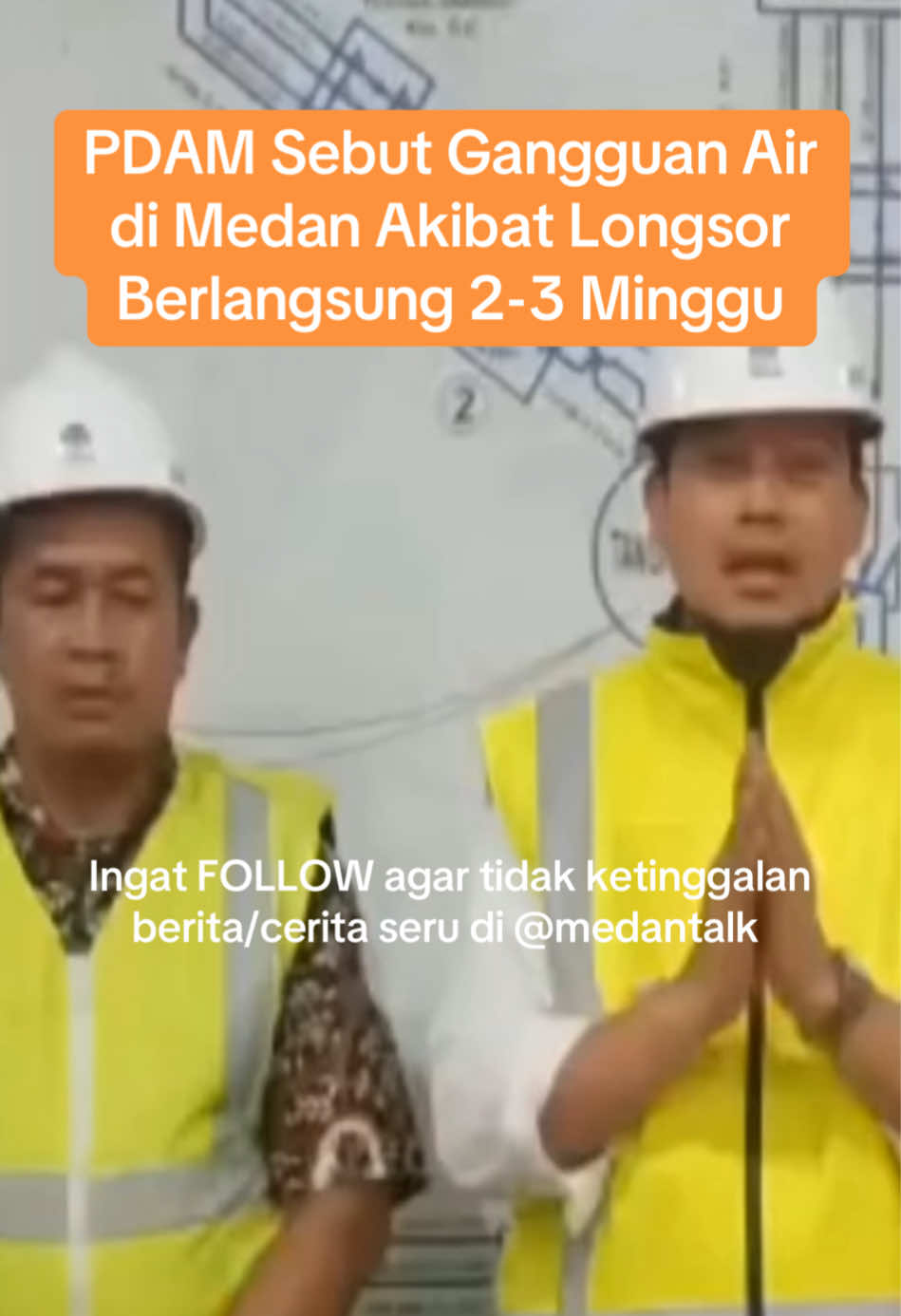 PDAM Sebut Gangguan Air di Medan Akibat Longsor Berlangsung 2-3 Minggu PDAM Tirtanadi minta maaf bahwa gangguan air masih berlangsung selama 2-3 minggu ke depan. Hal ini dampak dari peristiwa longsor yang terjadi di Sibolangit. Hingga hari ini masih ada laporan masyarakat air padam atau ada gangguan. + Agar jangkauan postingan ini bisa meluas, jangan lupa untuk selalu like setiap postingan kami dan juga tinggalkanlah komentar meski hanya sekedar emoticon.  Ingat FOLLOW agar tidak ketinggalan berita/cerita seru di @medantalk  #berita #bencana #medan #pdam #airbersih