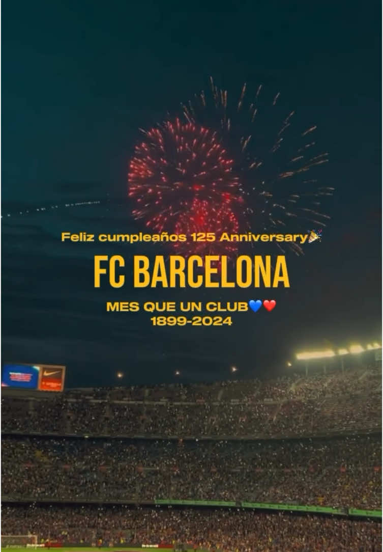 UN DIA MOLT ESPECIAL!✨❤️💙#fcbarcelona #125anniversary #viscabarca #viscacatalunya #culers #foryoupage 