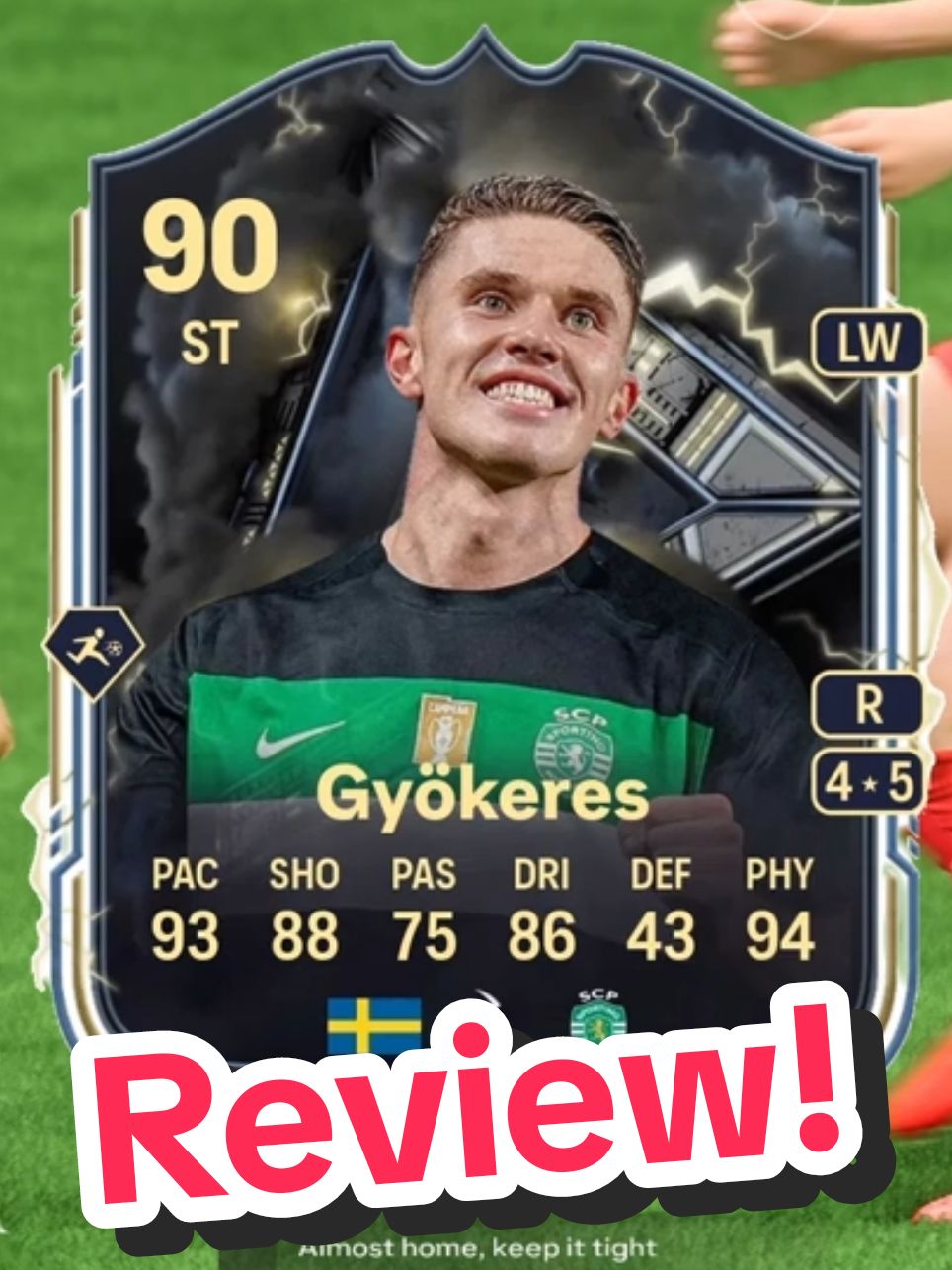 He is broken!! 90 Thunderstruck Victor Gyökeres player review EAFC25 Ultimate TEAM!! #fc25#fyp#promo#fut#meta#fc#ultimateteam#rewards#pull#rivals#cheapbeasts#thunderstruck#review #gyokeres #sportingcp #sporting #upgrade #funnymemes