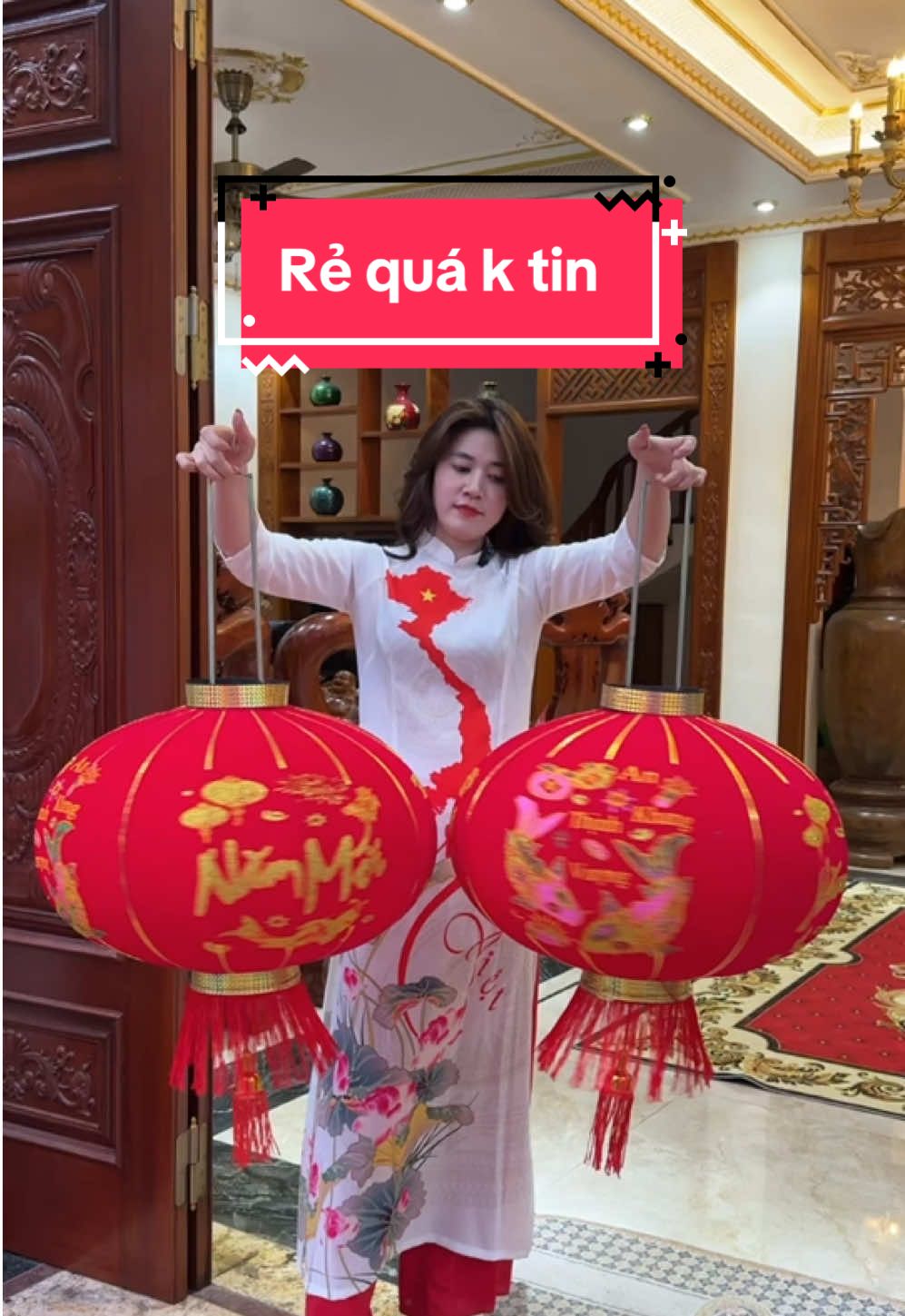 Rẻ quá k tin mà cứ hỏi mãi thế .. Đèn lồng đỏ treo Tết #tết #denlongdo #denlong #xuhuong 