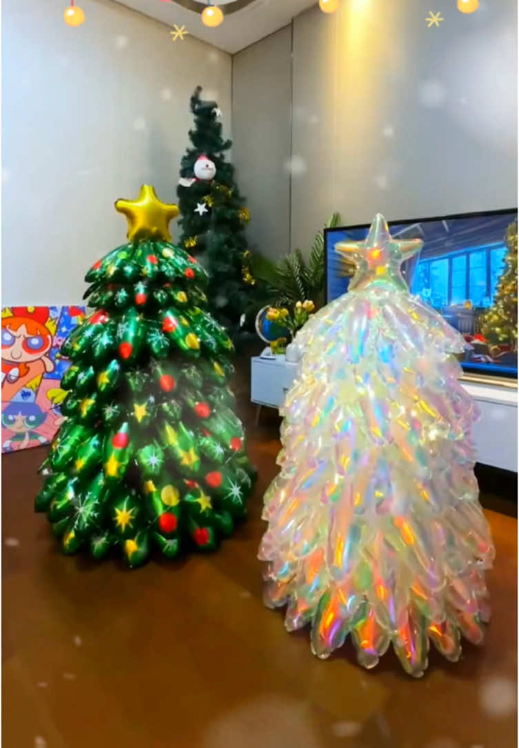 Balloons Christmas tree #balloonchristmastree #christmastree #homedecor #homedecorideas #pokokkrismas 