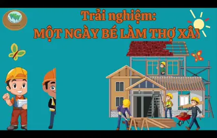Một ngày trải nghiệm bé làm thợ xây ạ..thiệt là thú vị 😍😍😍#vuivemoingay❤️ #navy5 #k1lopla 