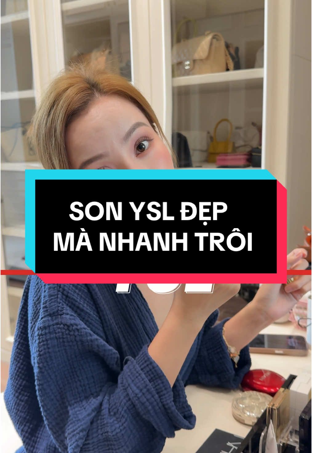 Son YSL đẹp nhưng mà nhanh trôi quá ta #vuhangthammy #vuhangfiller #trending #xuhuong #sonysl #ysl 