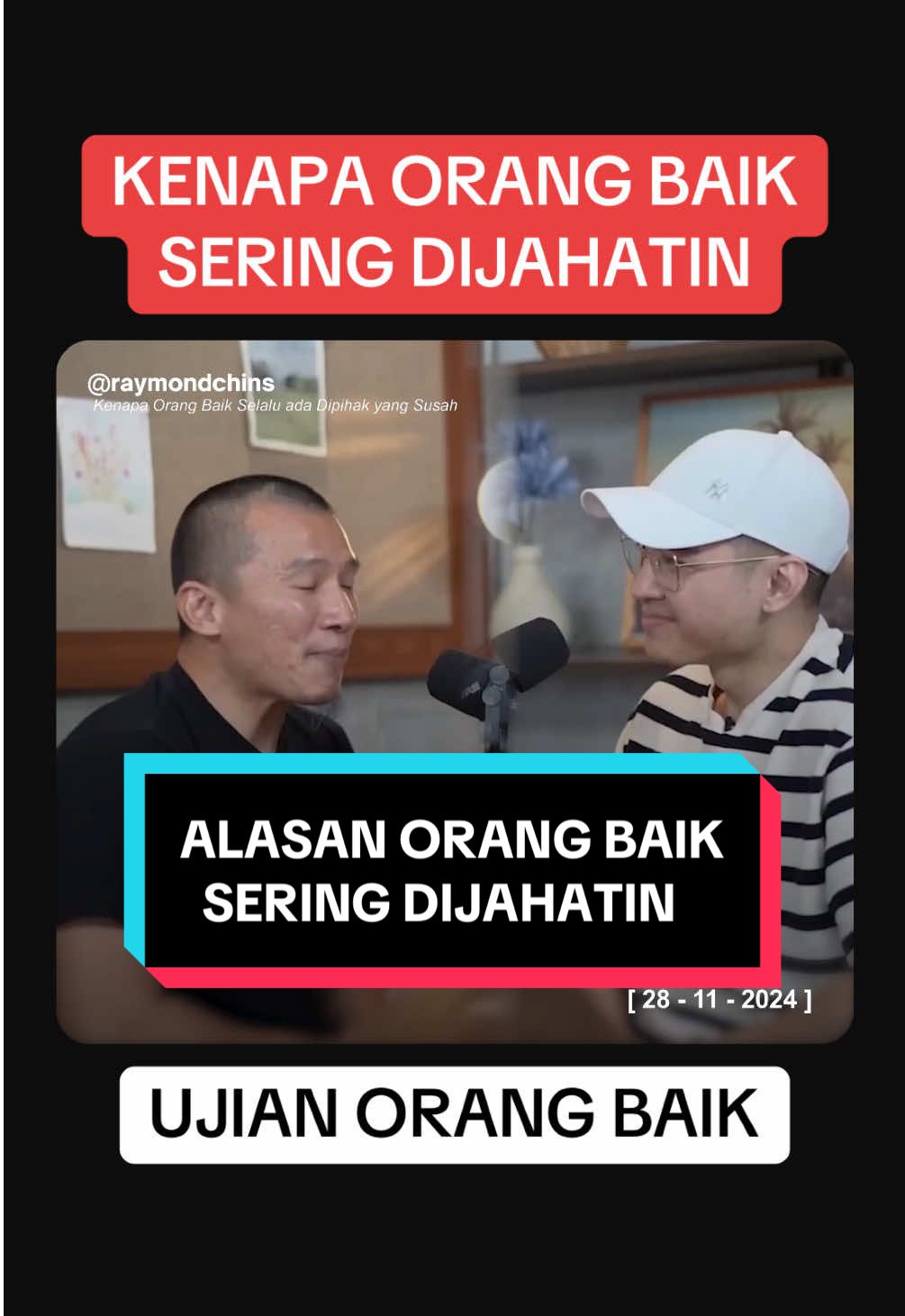 kenapa orang baik sering dijahatin & dimanfaatin? #raymondchin #orangbaik #jahat #baik #adil #ujian #agama #podcast #ustadzfelixsiauw #felixsiauw #ustadz 