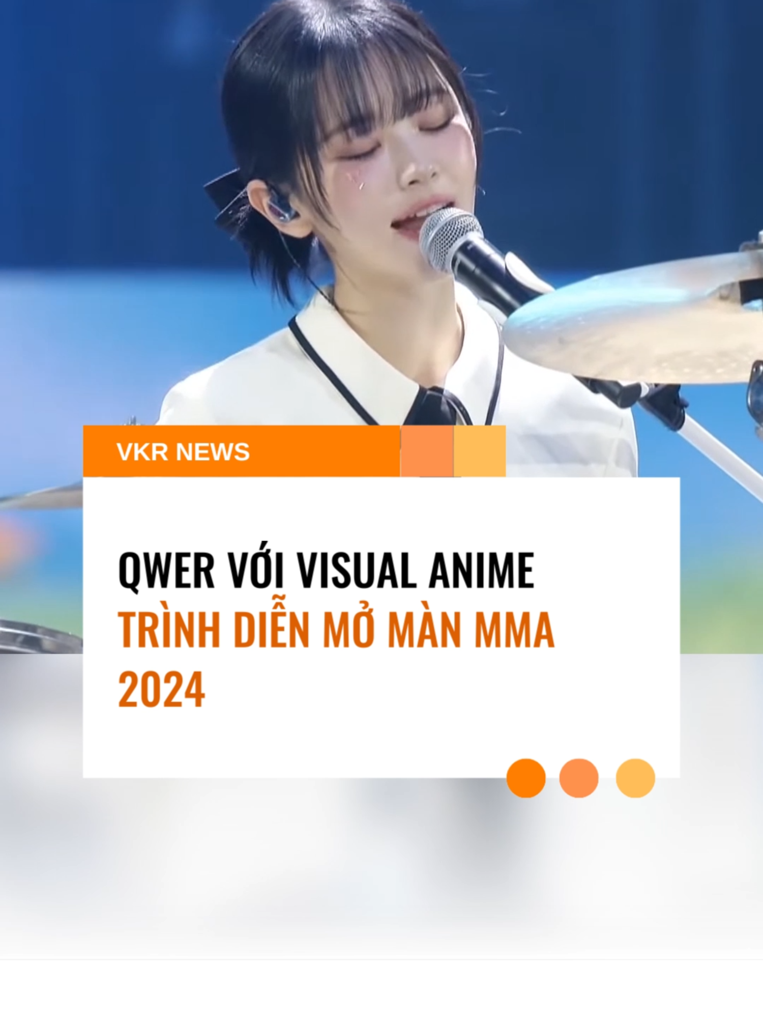 QWER với visual anime trình diễn mở màn MMA 2024 #vkrnews #qwer #mma #mma2024 #kpop