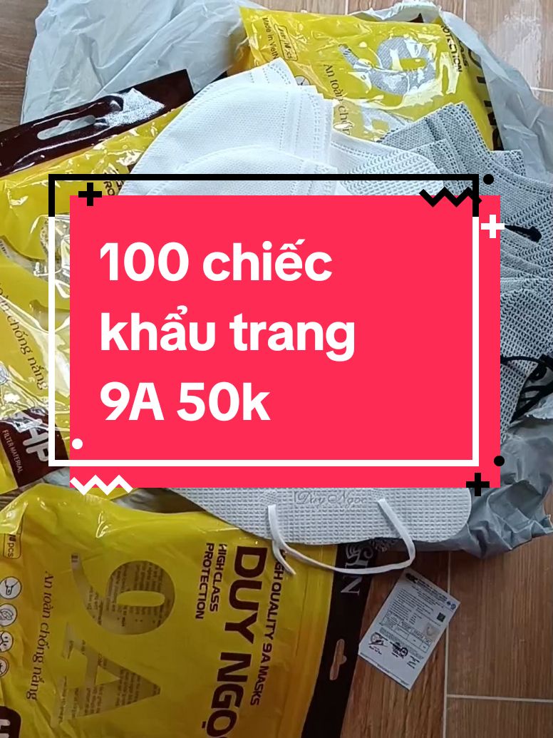 100 chiếc khẩu trang 9A 50k  #phuongle #khau #khautrang #khautrang9a #coganmoingay 