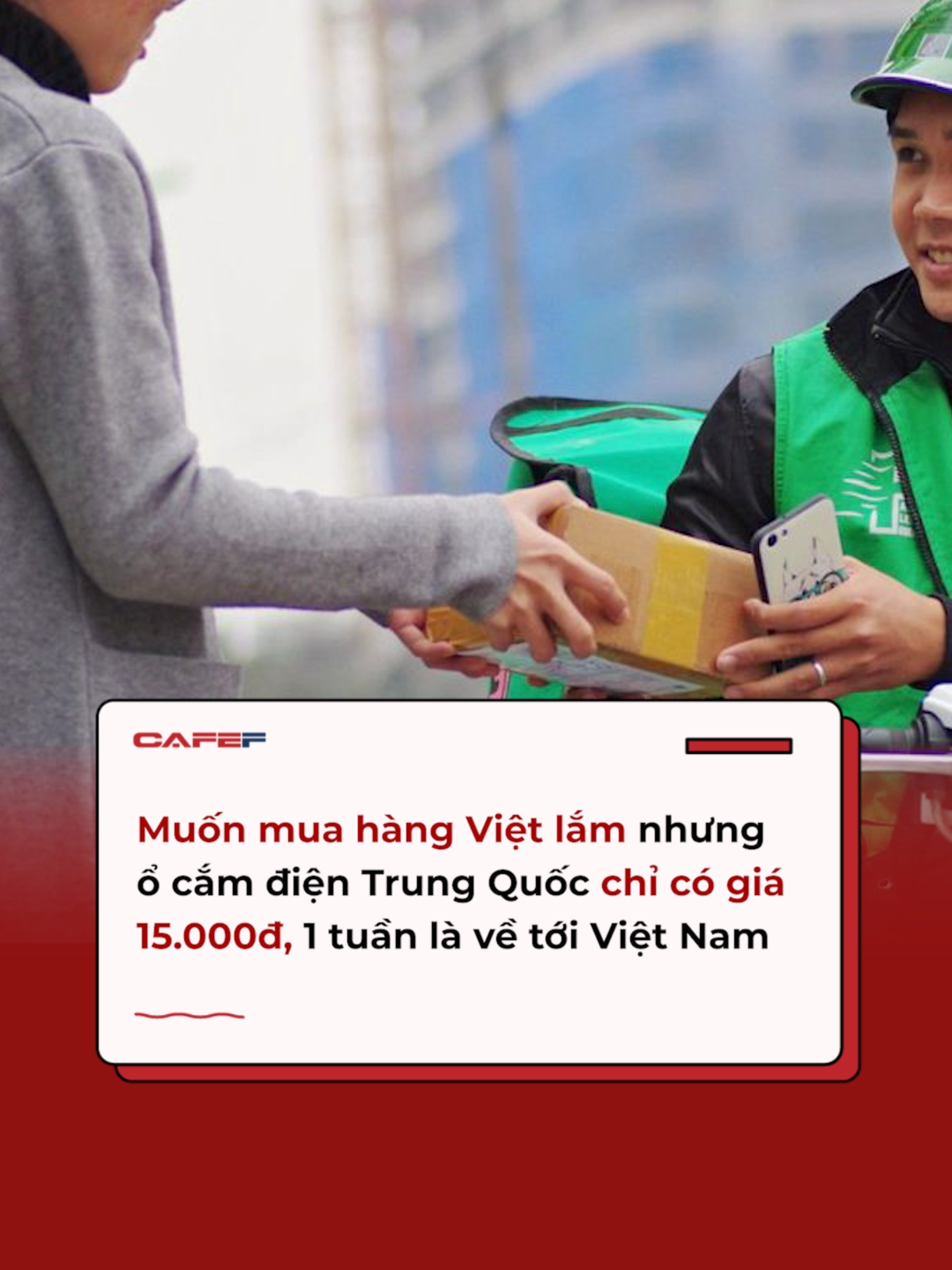 Muốn mua hàng Việt lắm nhưng ổ cắm điện Trung Quốc chỉ có giá 15.000, 1 tuần là về tới Việt Nam #CafeF #AMM